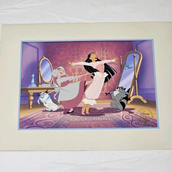 Vintage Disney Pocahontas Journey to a New World Special Edition Lithograph - Picture 1 of 7